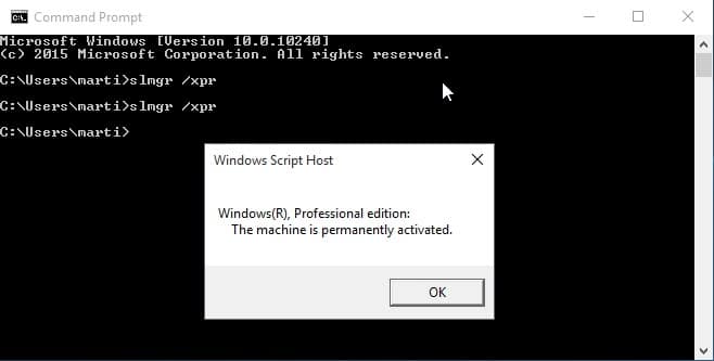 how to activate windows 10 with cmd without key